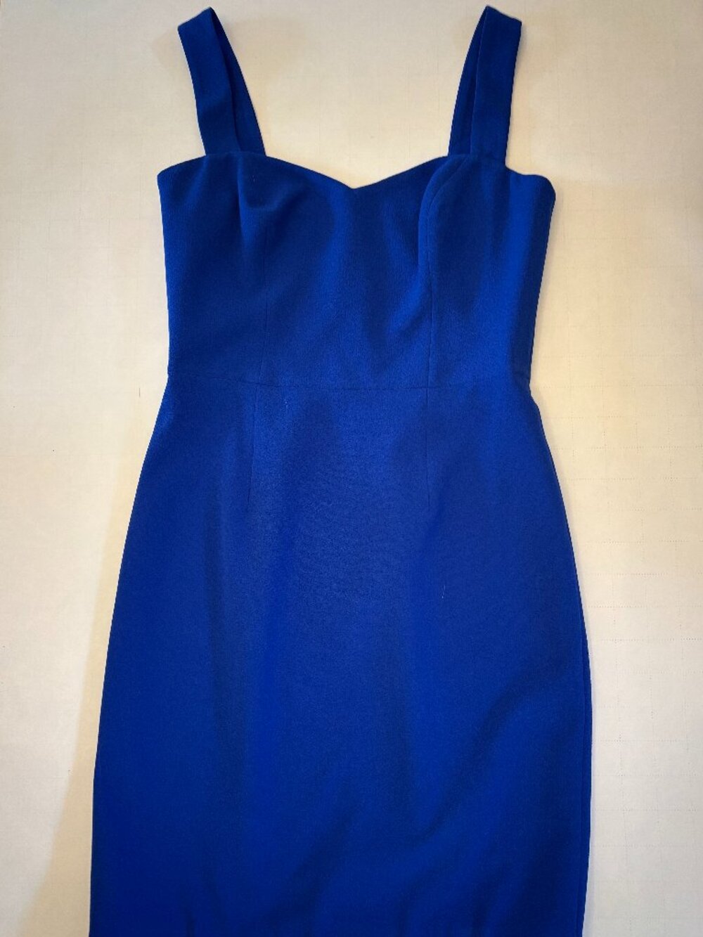 Dress the Population Nicole Sweetheart Sheath Dress Size Medium Blue - Picture 2 of 7